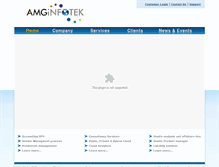 Tablet Screenshot of amginfotek.com